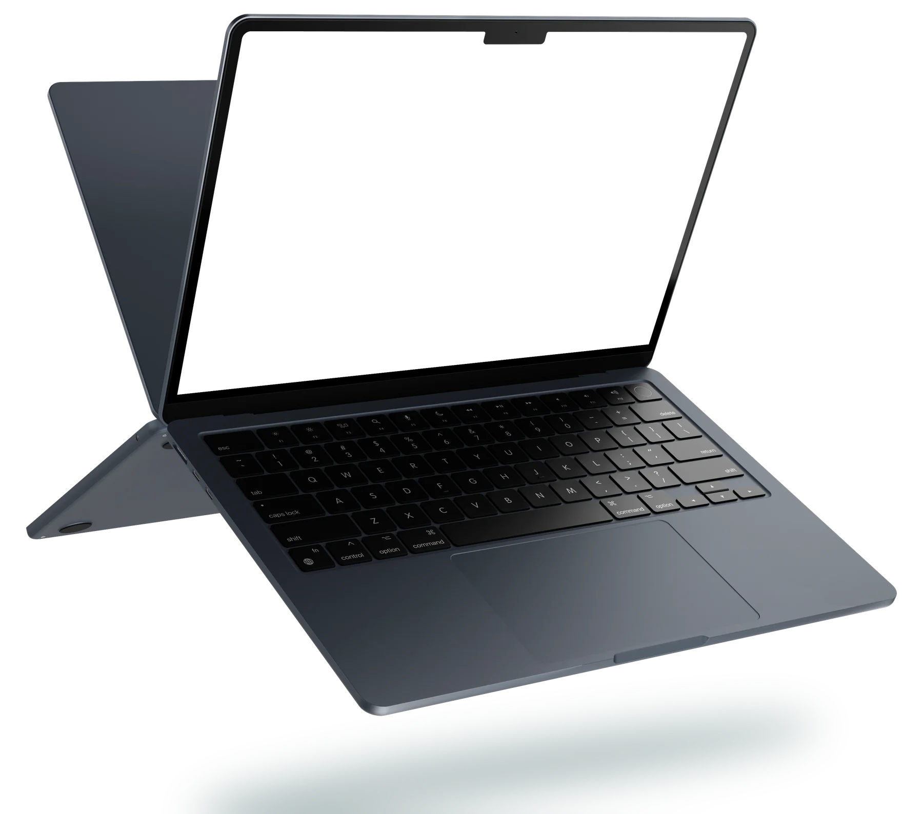 MacBook mit der Website der TGW Zehnkampf-Union, daneben dieselbe Seite am iPhone